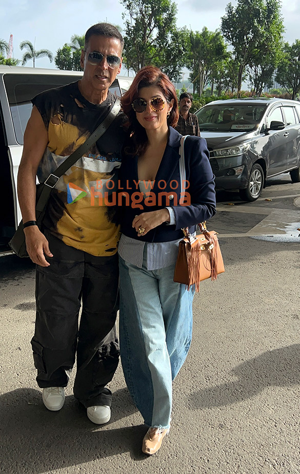 photos akshay kumar and twinkle khanna snapped at the airport 1 2