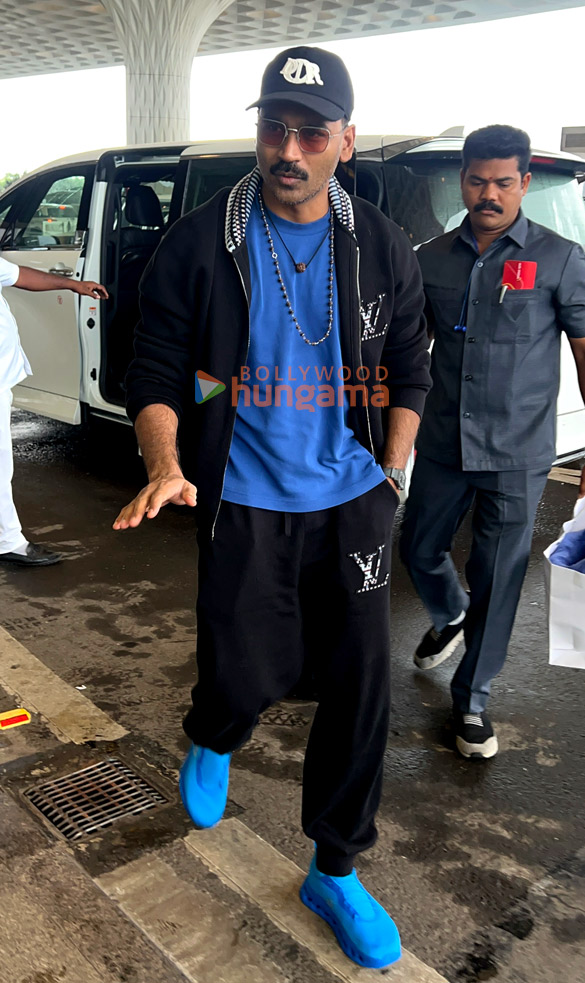 Photos: Ashutosh Rana and Dhanush snapped at the airport