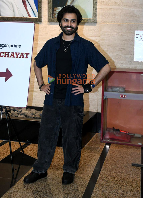 photos jitendra kumar neena gupta and others snapped at the promotions of their web series panchayat 4 4