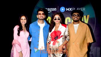 Photos: Munawar Faruqui, Krystle D’Souza, Ashi Singh and Saqib Ayub snapped promoting their upcoming series First Copy on Amazon MX Player