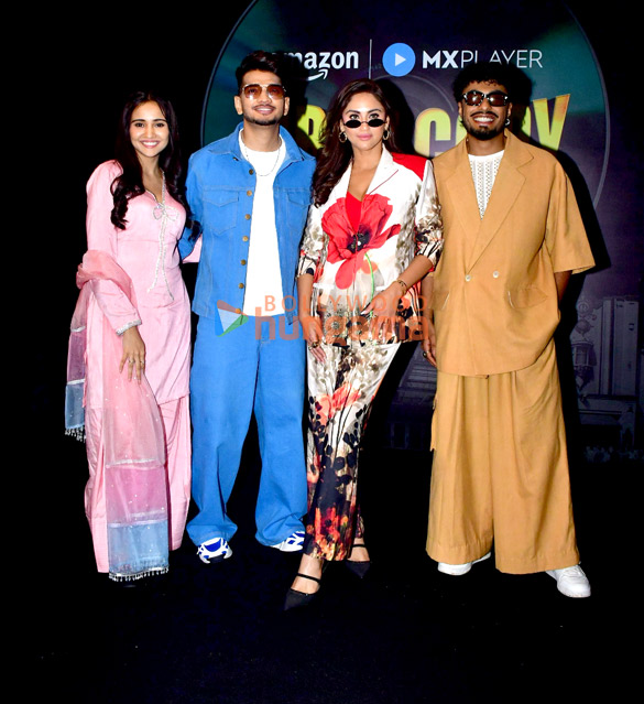 Photos: Munawar Faruqui, Krystle D’Souza, Ashi Singh and Saqib Ayub snapped promoting their upcoming series First Copy on Amazon MX Player Photos: Munawar Faruqui, Krystle D’Souza, Ashi Singh and Saqib Ayub snapped promoting their upcoming series First Copy on Amazon MX Player