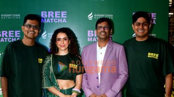 Photos: Sanya Malhotra snapped at the launch of Essenzaa Nutrition