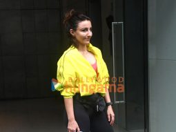 Photos: Soha Ali Khan snapped outside a gym in Bandra