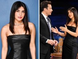 Priyanka Chopra stuns in black leather on The Tonight Show as she promotes Heads of State with Jimmy Fallon