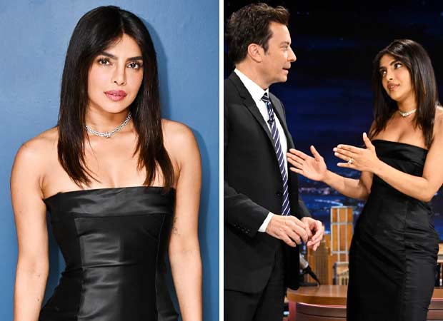 Priyanka Chopra stuns in black leather on The Tonight Show as she promotes ‘Heads of State’ with Jimmy Fallon