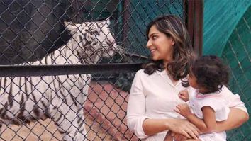 Ram Charan and Upasana Kamineni Konidela’s daughter Klin Kaara meets her namesake Tigress on second birthday in Hyderabad Zoo Ram Charan and Upasana Kamineni Konidela’s daughter Klin Kaara meets her namesake Tigress on second birthday in Hyderabad Zoo