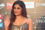 Rasha Thadani wearing shimmer gold dress for Bollywood Hungama’s Style Icon Awards