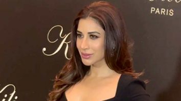 That black dress was made for her! Sophie Choudry poses for paps