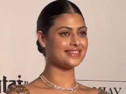 Zanai Bhosle in a gorgeous timeless net saree