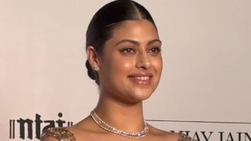 Zanai Bhosle in a gorgeous timeless net saree