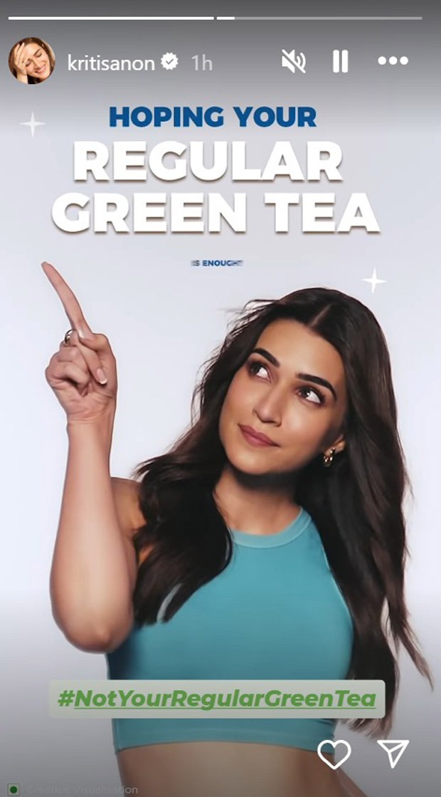 Kriti Sanon sparks wellness buzz with mysterious green tea moment