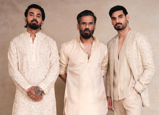 Suniel Shetty, Ahan Shetty, and KL Rahul join forces for their first ever collaboration