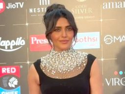 Take a look on Karishma Tanna’s neck Embroidery