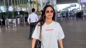 Bhumi Pednekar spotted at the airport in a stylish fit