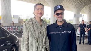 Love like this! Sonam Kapoor walks hand in hand with husband at the airport