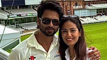 Shahid Kapoor enjoys a cricket day out at Lords in London, wife Mira Rajput cheers for him; watch