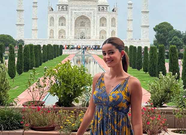Ananya Panday steals a moment at the Taj Mahal mid-shoot of Tu Meri Main Tera Main Tera Tu Meri; watch