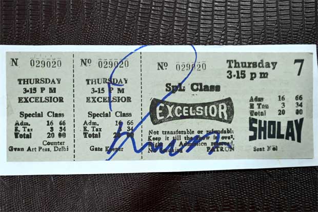 Amitabh Bachchan shares old Sholay ticket costing Rs 20, compares it to a soft drink today