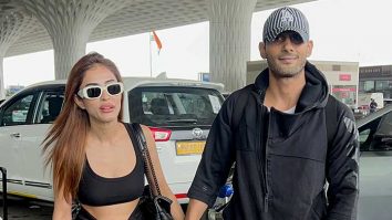 Prateik Babbar with wife Priya Banerjee papped at the airport