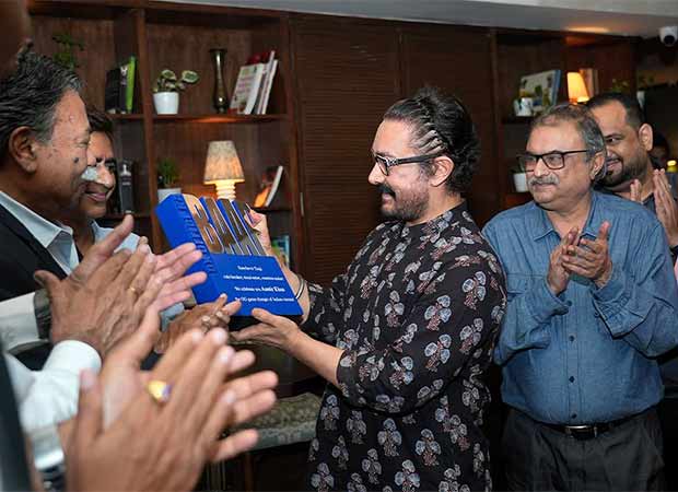 Aamir Khan attends special exhibitors’ event honouring Sitaare Zameen Par’s success