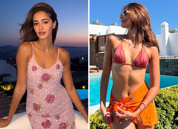 Ananya Panday glows in pink glitter dress and bikini looks during Mykonos trip with girl gang