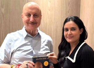 Anupam Kher meets Col. Sofiya Qureshi, gifts his book Different But No Less: “She epitomises grace, valour, dignity”