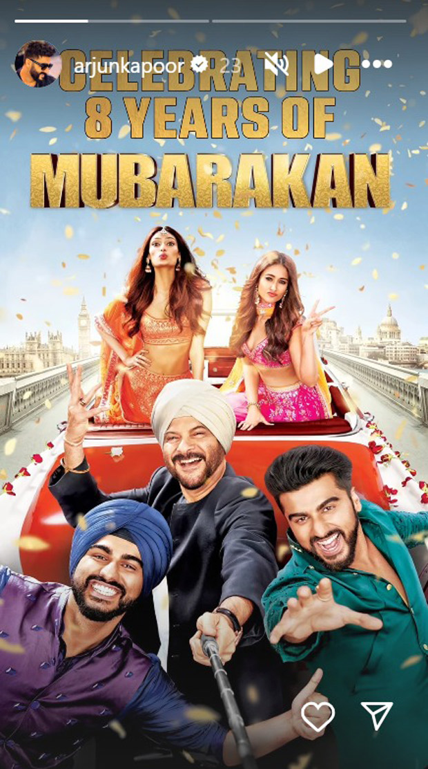 Arjun Kapoor celebrates 8 years of Mubarakan; revisits his double role in the comedy classic