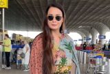 Dia Mirza with her son papped at the airport