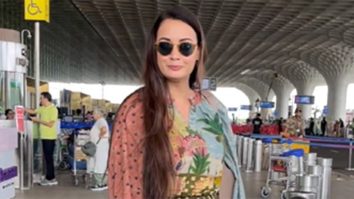 Dia Mirza with her son papped at the airport