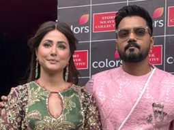 Galamorous Hina Khan pose with husband Rocky Jaiswal