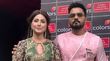 Galamorous Hina Khan pose with husband Rocky Jaiswal