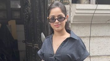 Jannat Zubair papped in black denims