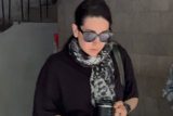 Karisma Kapoor in all black comfy clothes