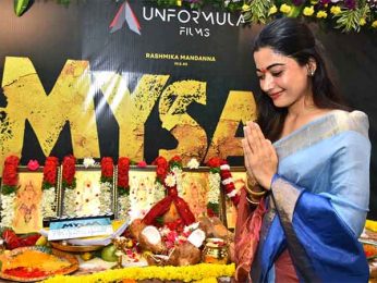 Rashmika Mandanna starrer Mysaa rolls out with grand launch in Hyderabad; see pics Rashmika Mandanna starrer Mysaa rolls out with grand launch in Hyderabad; see pics