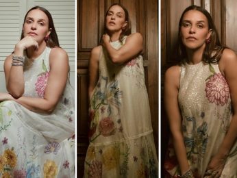 Neha Dhupia redefines subtle luxury in Rs 99,500 Rahul Mishra ivory dress Neha Dhupia redefines subtle luxury in Rs 99,500 Rahul Mishra ivory dress