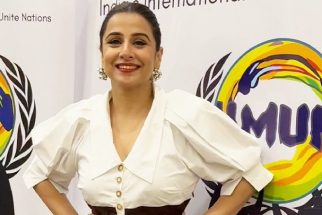 Oh so gorgeous! Vidya Balan in a black n white dress