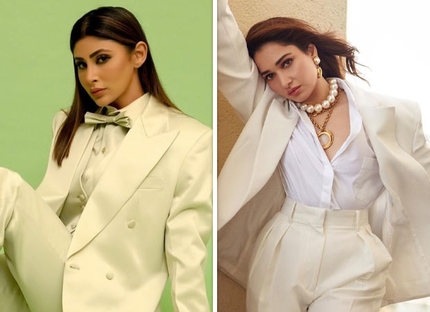 Pantsuit Showdown: Mouni Roy impresses in minimalist chic; Tamannaah Bhatia shines in glam power play