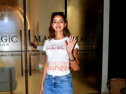 Photos: Ananya Panday spotted outside a salon in Juhu