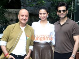Photos: Anupam Kher, Shubhangi and Karan Tacker snapped promoting their film Tanvi The Great