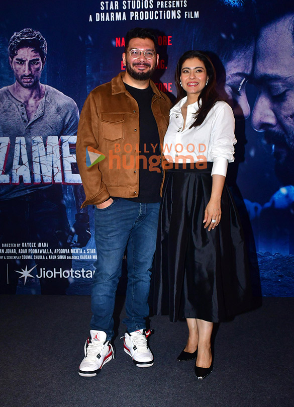 photos kajol and kayoze irani snapped promoting sarzameen 2