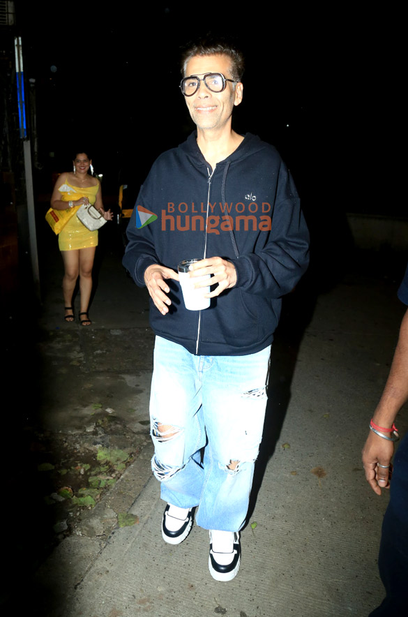 photos karan johar snapped at a dubbing studio in bandra 1 2