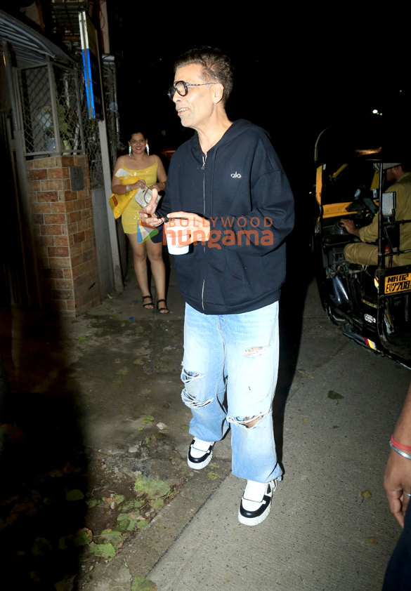 photos karan johar snapped at a dubbing studio in bandra 2 2