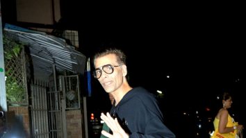 Photos: Karan Johar snapped at a dubbing studio in Bandra