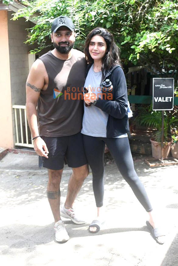 photos karishma tanna and varun bangera snapped outside a gym in bandra 2