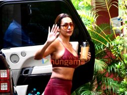 Photos: Malaika Arora snapped outside Diva Yoga in Bandra