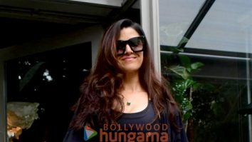 Photos: Nimrat Kaur snapped outside a cafe in Bandra