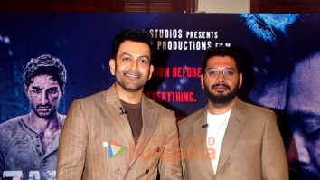 Photos: Prithviraj Sukumaran and Kayoze Irani snapped promoting Sarzameen