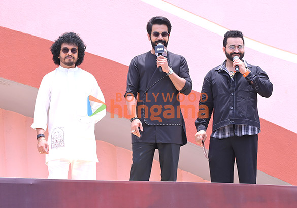 photos rajkummar rao and manushi chhillar snapped in jaipur promoting maalik 5