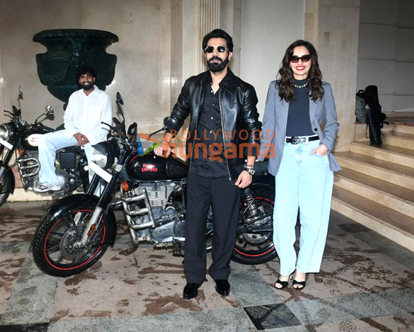 photos rajkummar rao and manushi chhillar snapped promoting maalik 3
