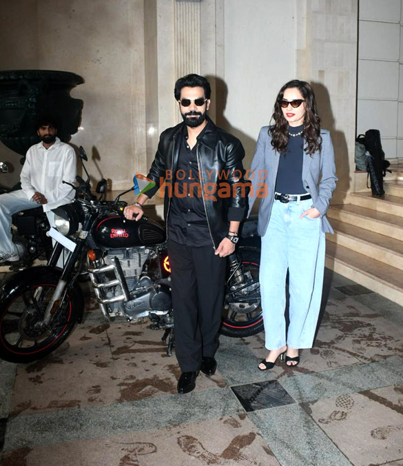 photos rajkummar rao and manushi chhillar snapped promoting maalik 4